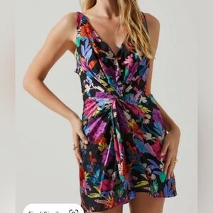 Alivia Printed Dress In Multi